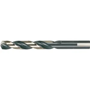 135Deg Split Point Hss Jobber Length Drills With 3-flat Shank, Flute Length", 3-5/8, Tgc141, 5, 12 Pack