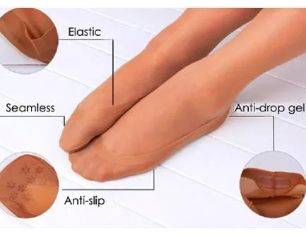 4 Pairs Of Female Anti-Slip Hidden Socks
