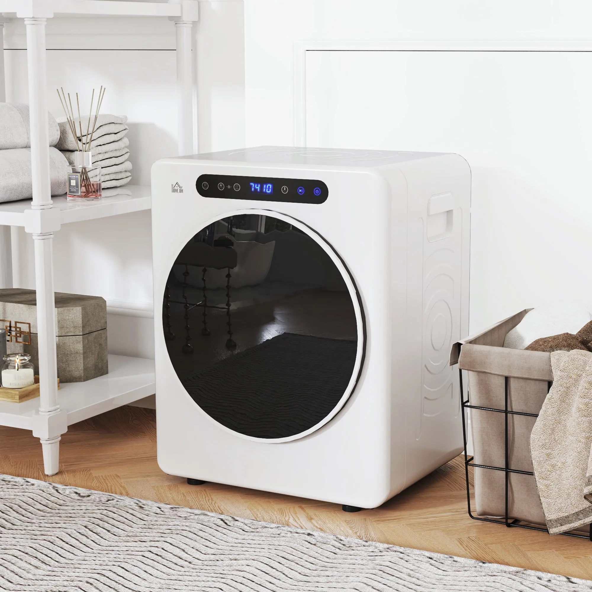 4kg Compact 40-60℃  Tumble Dryer - White