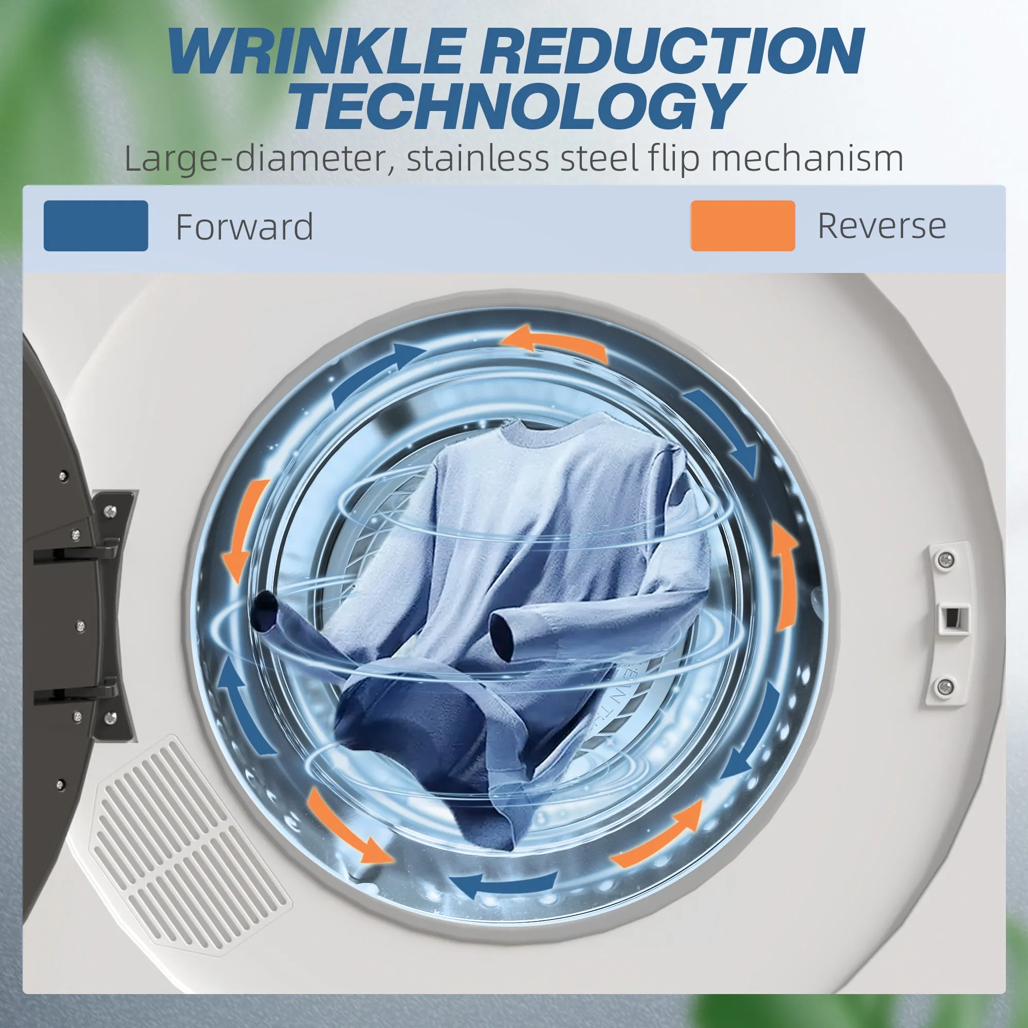 4kg Compact 40-60℃  Tumble Dryer - White