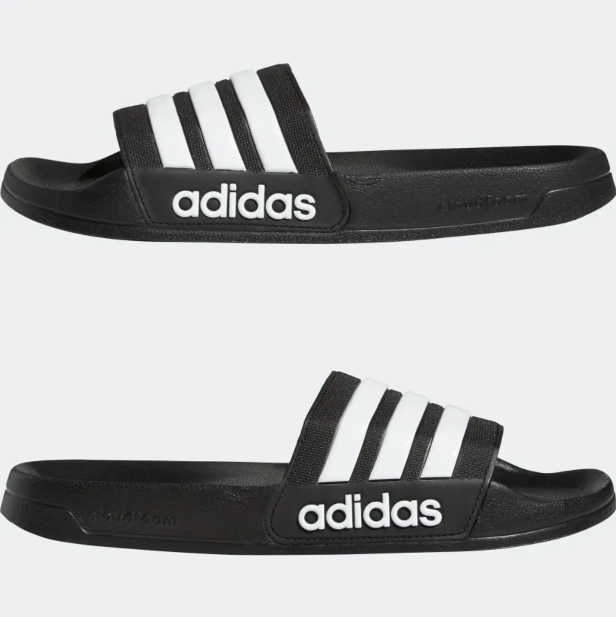 Adidas Adilette Shower Unisex Slides Black/White AQ1701