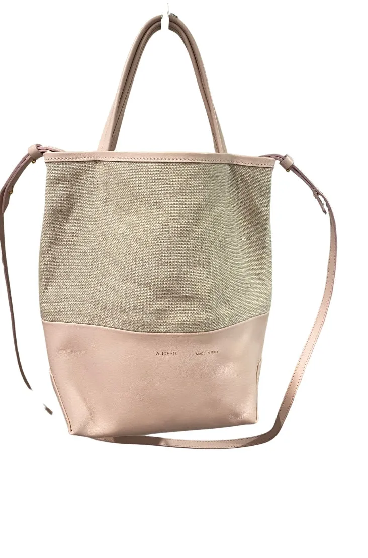 ALICE D.~ Small bag- Leather/canvas small bag