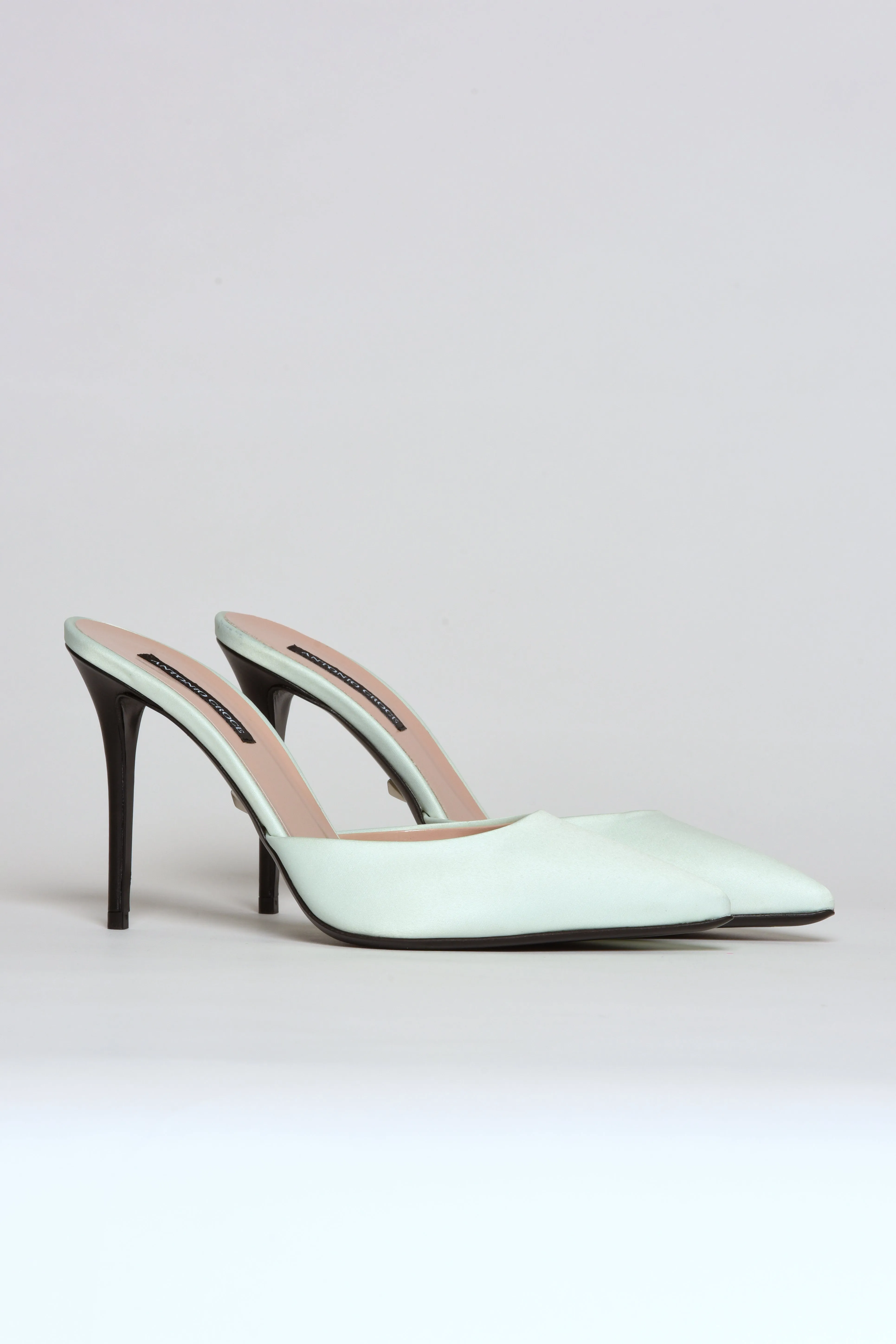 Antonio Croce Satin Mules