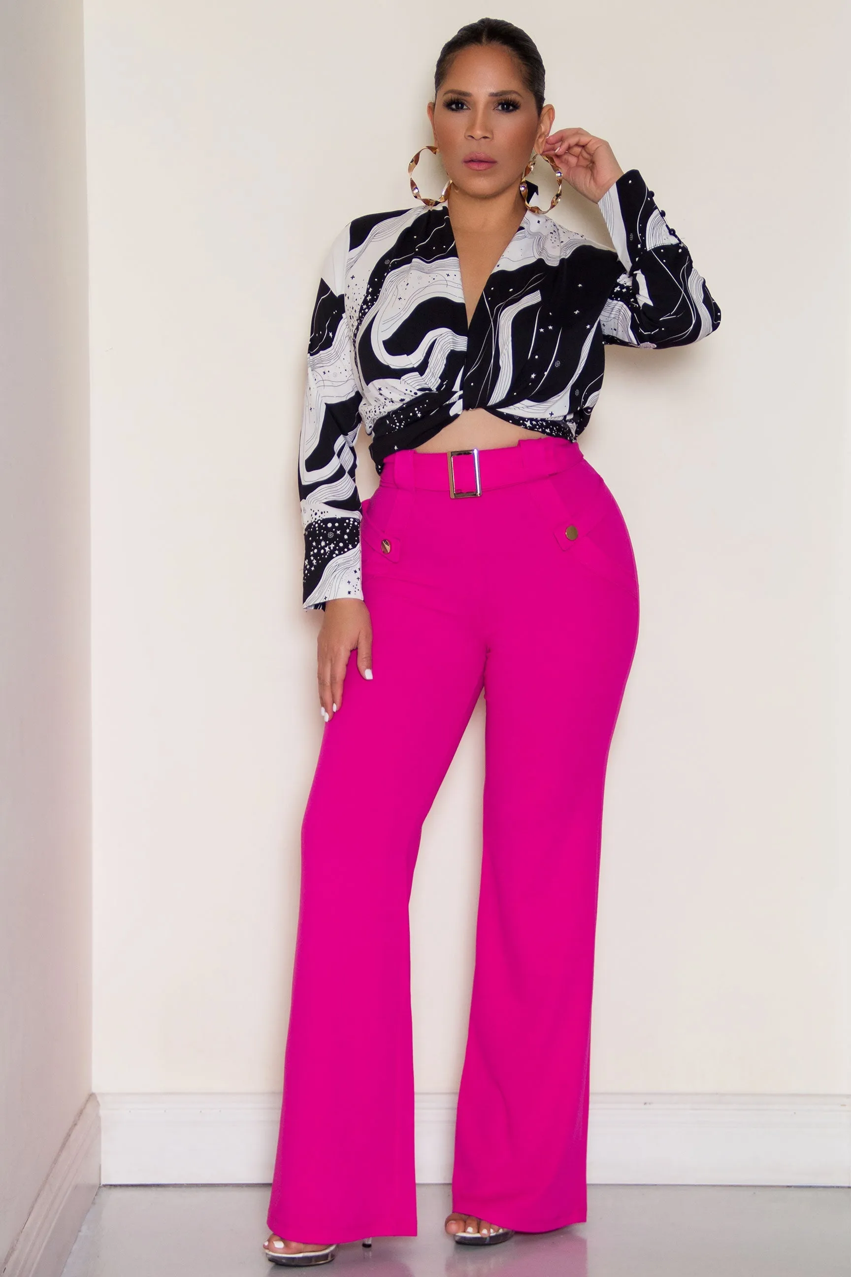 Avery Long Sleeves Tied Shirt