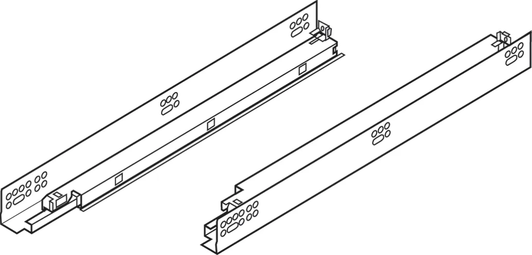 BLUM 563F | Undermount Drawer Slides | Soft Close