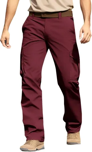 Cargo Work Pants for Men Construction Carpenter Flex Camo Pants with Pockets Lightweight Causal Comfy Chino Pants