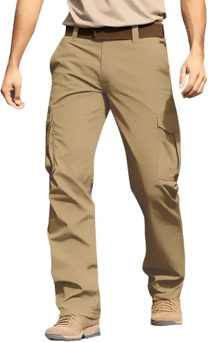 Cargo Work Pants for Men Construction Carpenter Flex Camo Pants with Pockets Lightweight Causal Comfy Chino Pants