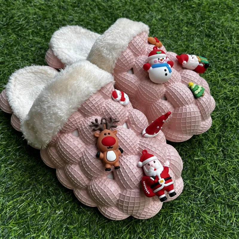 Casual Living Patchwork Round Keep Warm Out Door Shoes