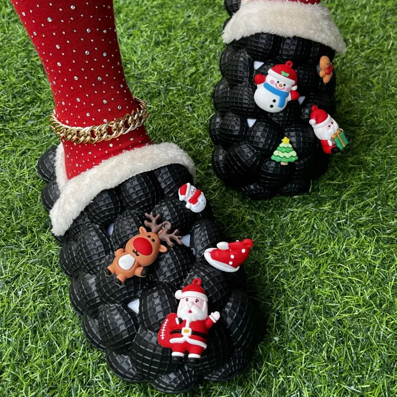 Casual Living Patchwork Round Keep Warm Out Door Shoes