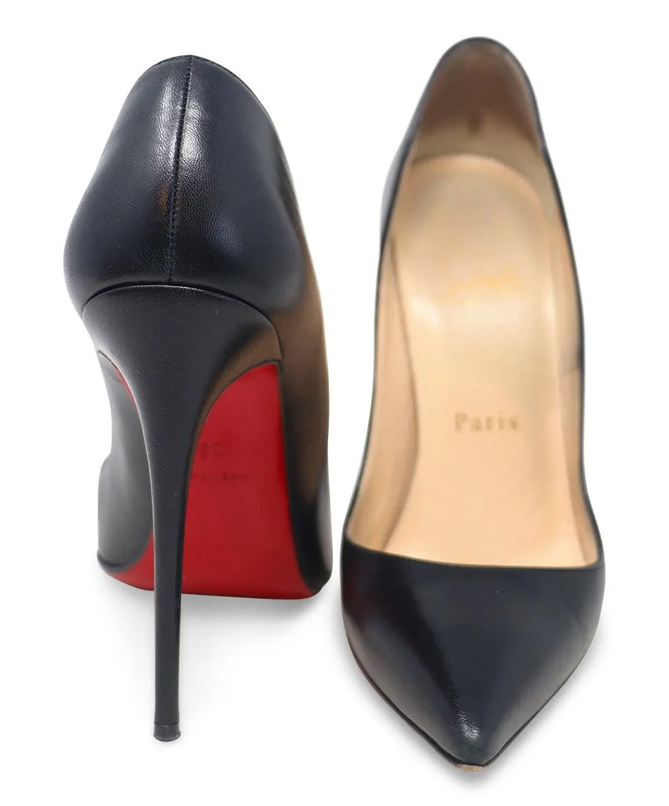 Christian Louboutin Black Leather Heels sz 6