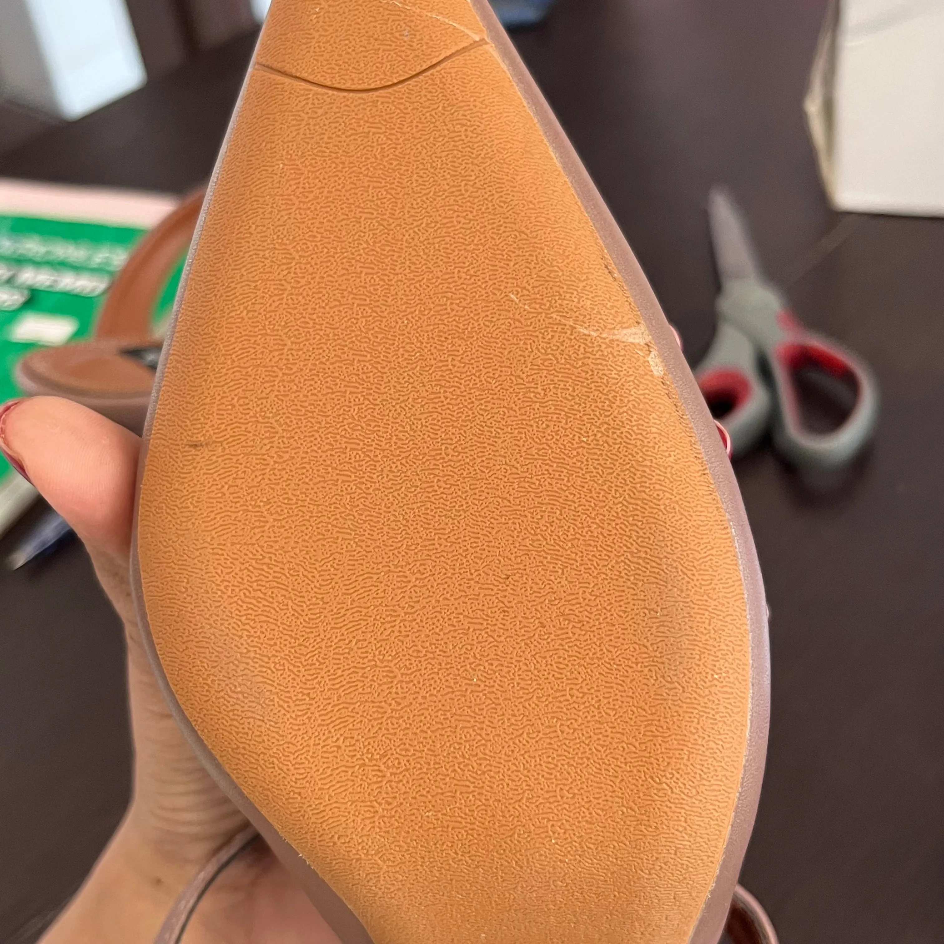 CUPLE Taupe Brooch Mule Heels | Like New |