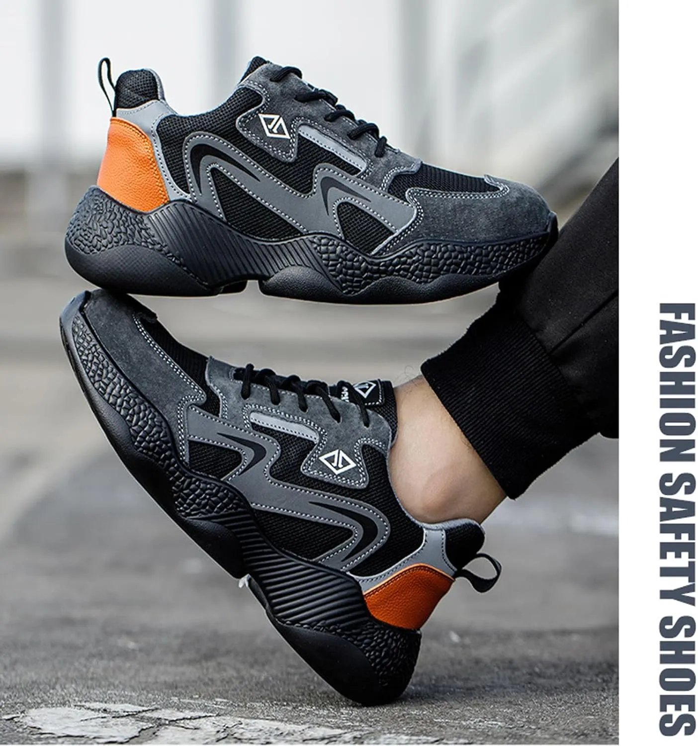 Electrician Insulated Shoes Steel Toe Boots Labor Shoes Work Shoes Safety Shoes Welding Shoes Protect Your Toes Waterproof and Puncture Resistant,A-EU-44
