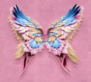 Enchanted Blush Wings - Petite