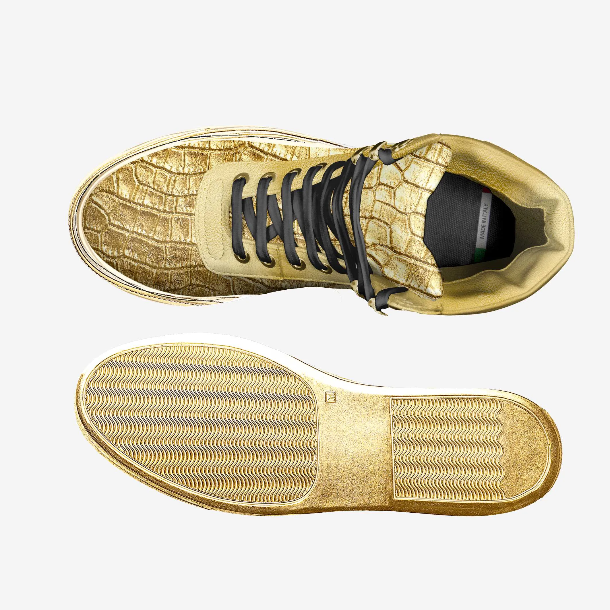 GOLD ALLIGATOR MOUNTAIN BOOT