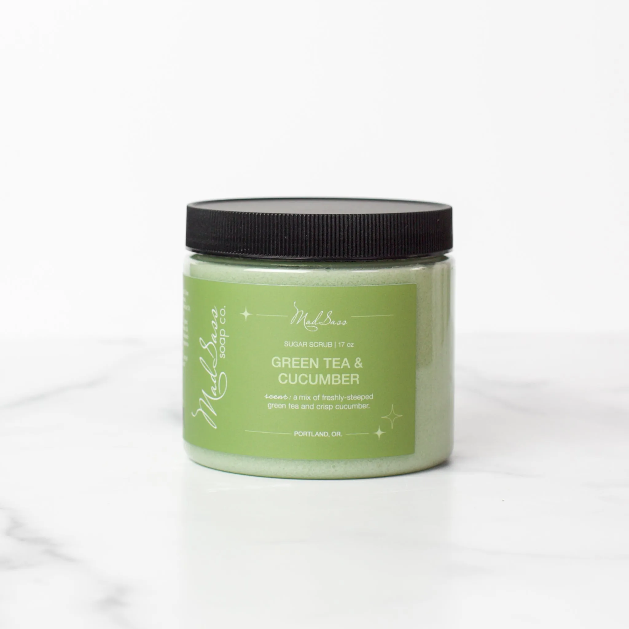 Green Tea & Cucumber - Emulsified Sugar Scrub
