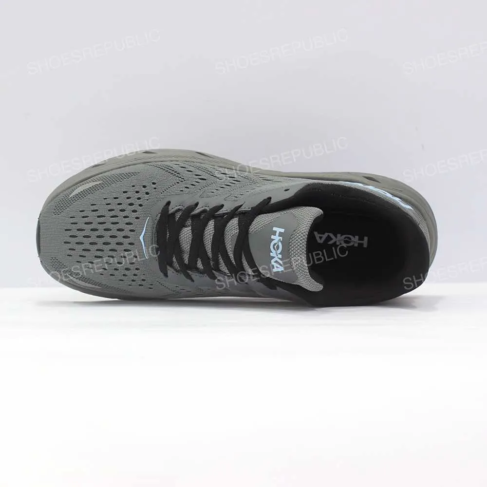 Hoka Clifton 8 Wolf Grey - Unisex Running Shoes