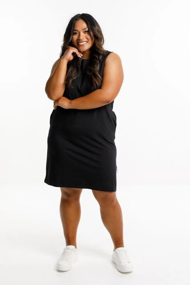 Homelee Taylor Singlet Dress Black