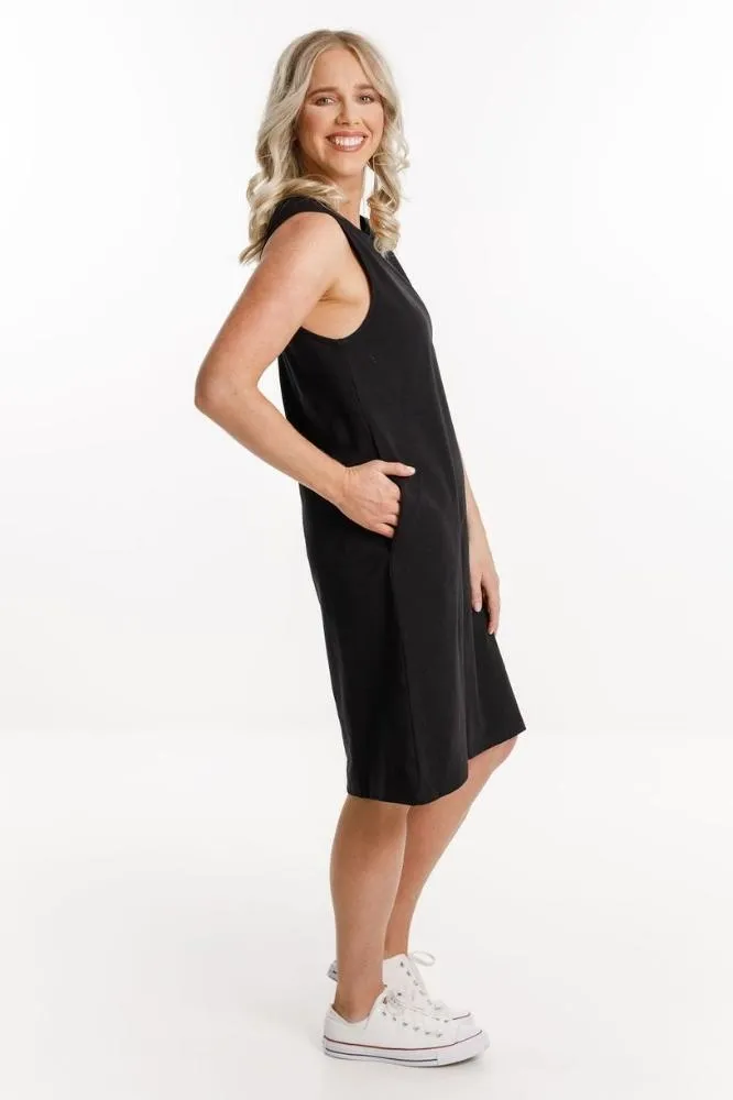 Homelee Taylor Singlet Dress Black