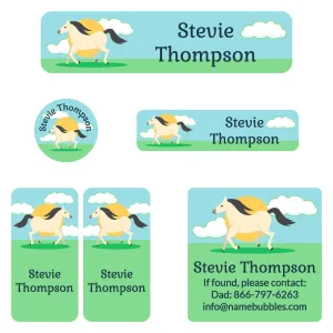 Horse Camp Labels Pack