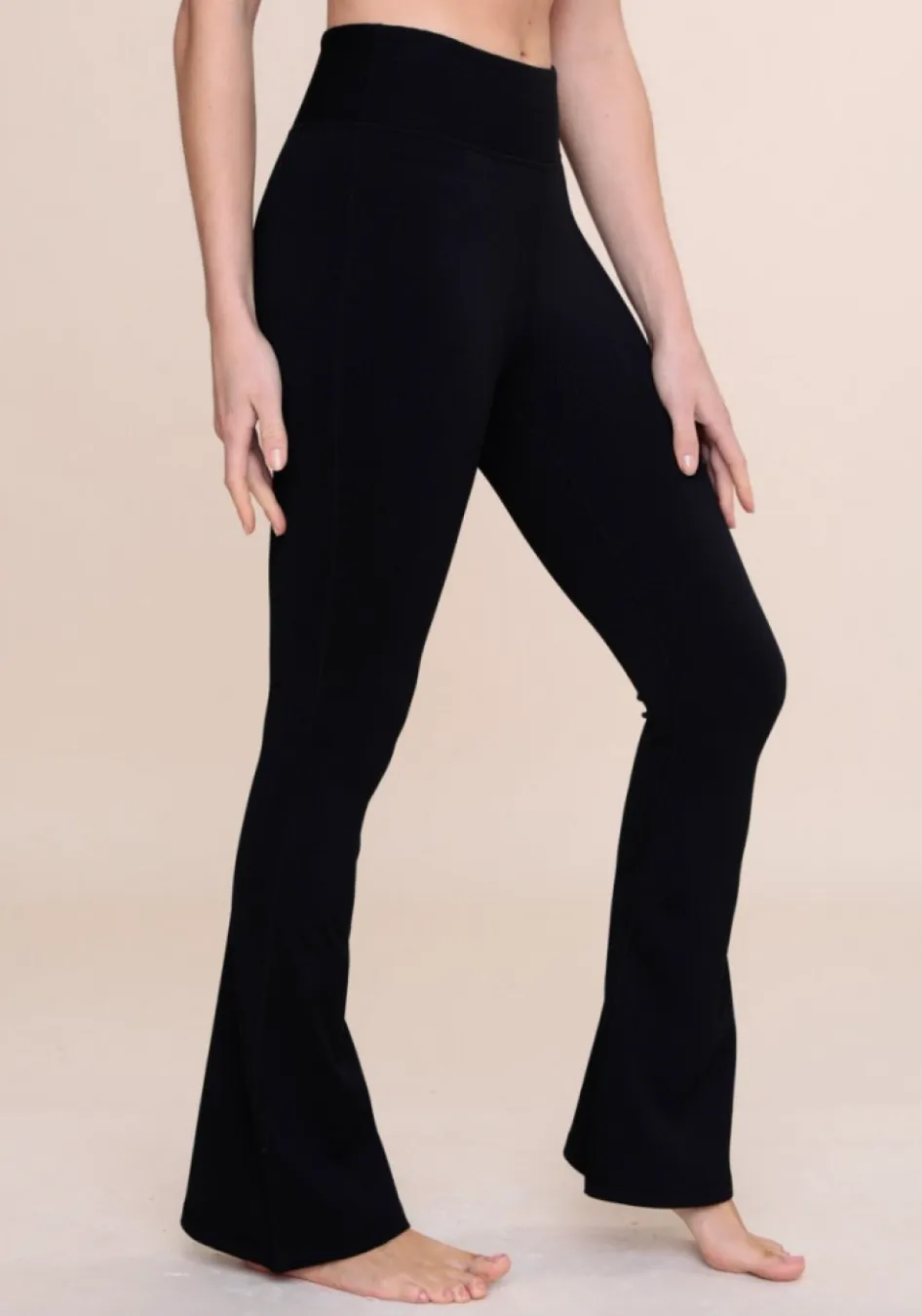 Hottest Trending Ribbed Flare Leggings