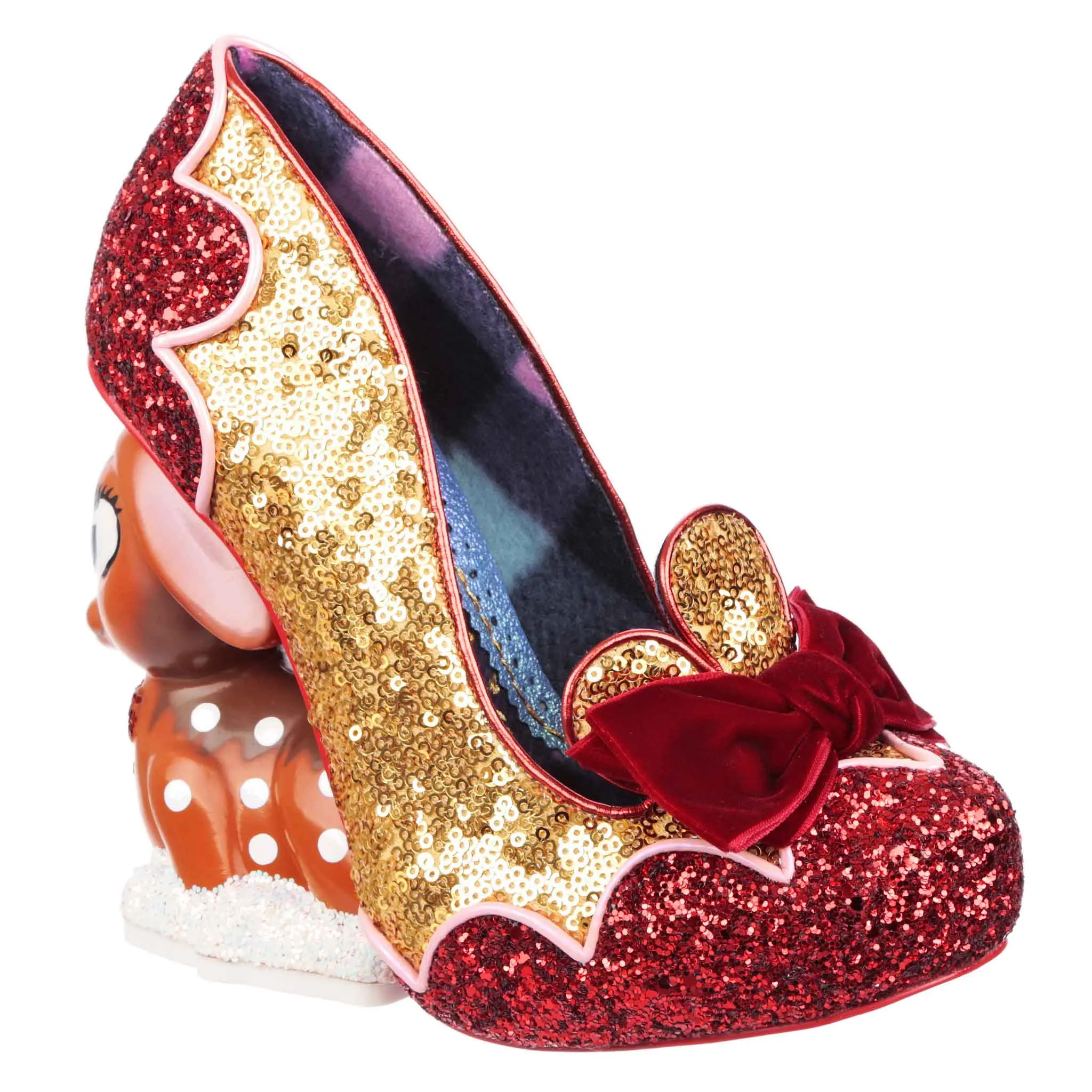 Irregular Choice Womens Looks Like Rain Dear High Heel - Red