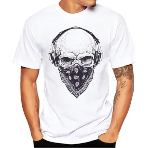 Men Printing Summer Tees Shirt Short Sleeve Men Tops Oversize