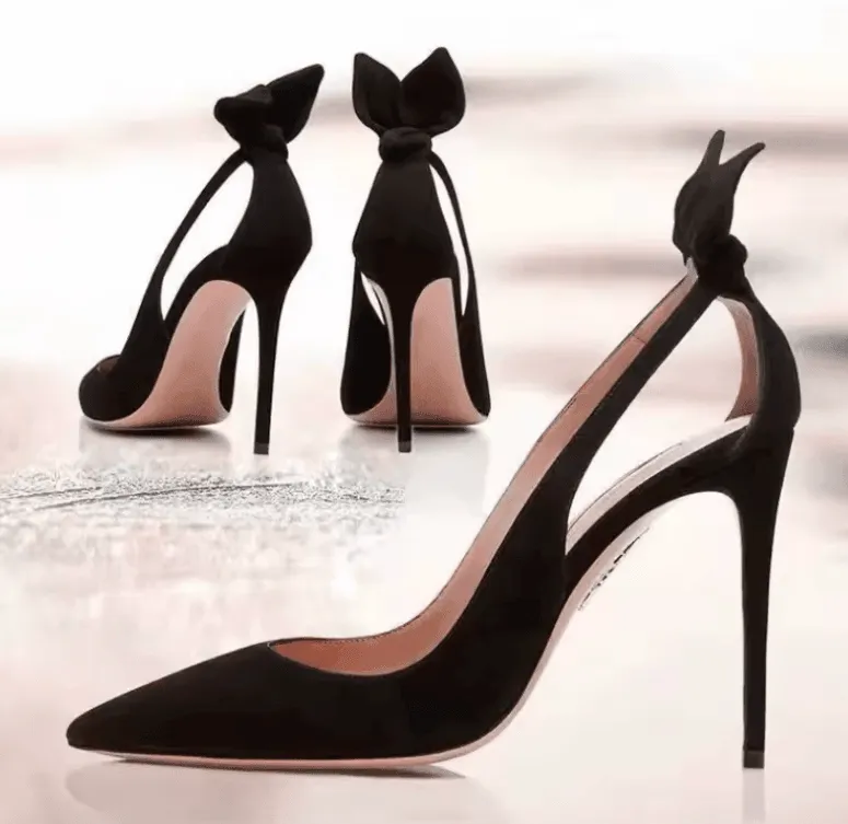 New Women’s Suede High Heels – 2025 Fashion Stiletto Pumps, Office & Party Shoes