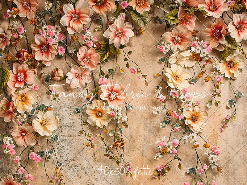 Painted Floral Peach - Petite