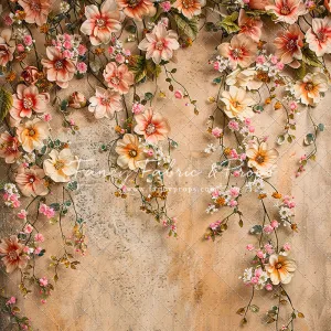 Painted Floral Peach - Petite