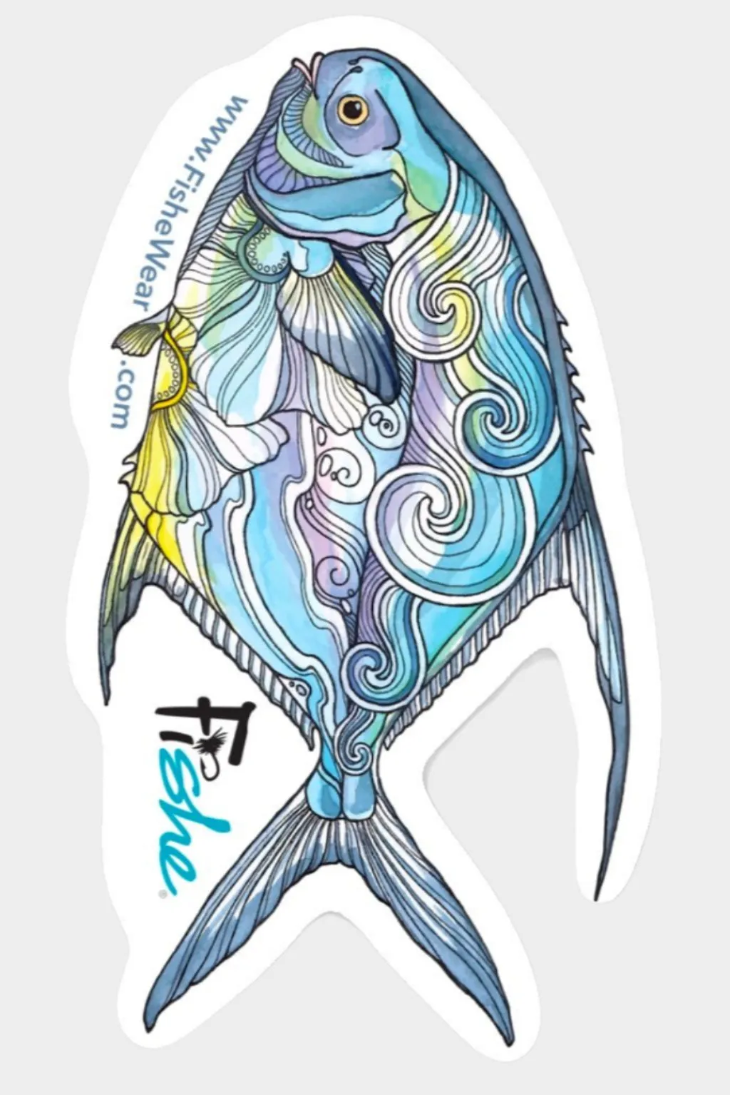 Permit Paradise Sticker