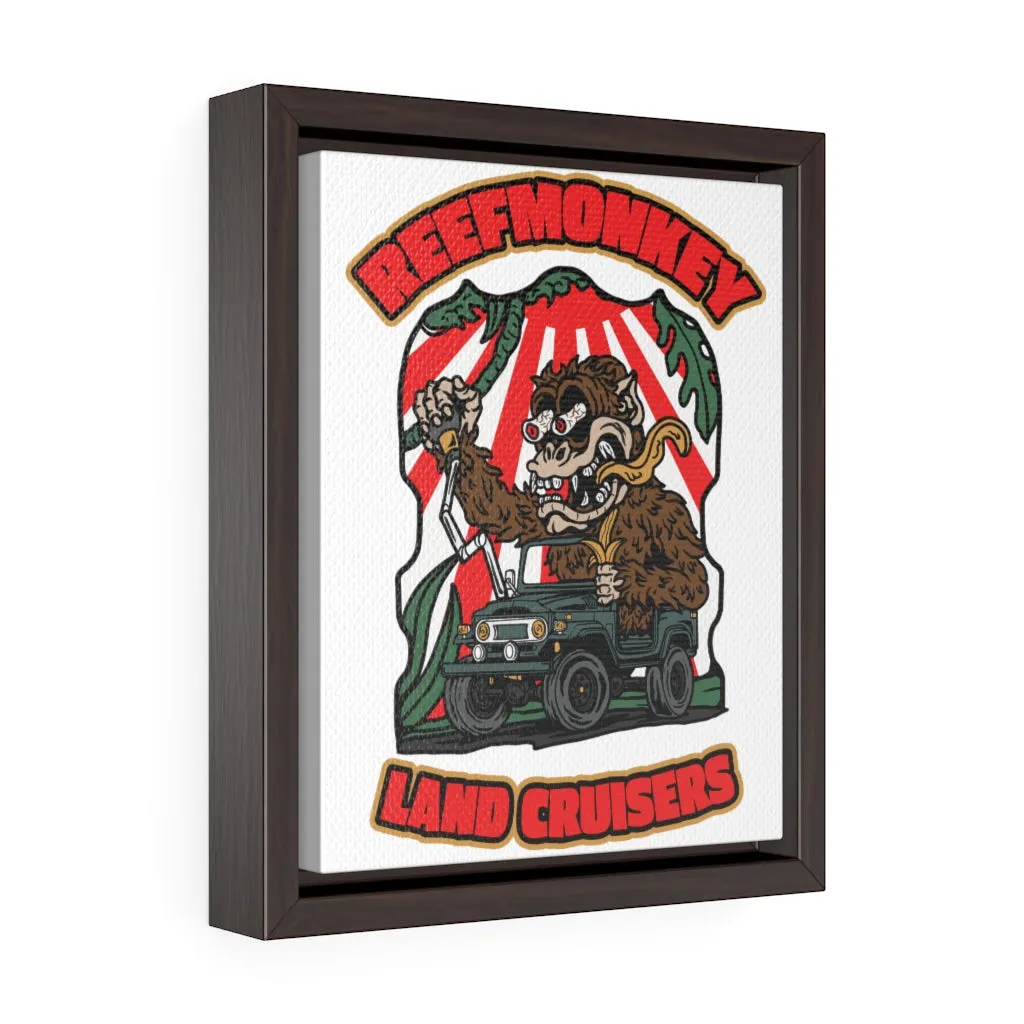 Reefmonkey Rat Fink Style Vertical Framed Premium Gallery Wrap Canvas