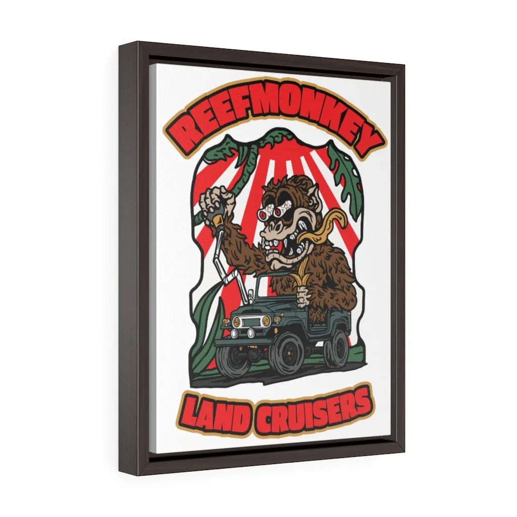 Reefmonkey Rat Fink Style Vertical Framed Premium Gallery Wrap Canvas
