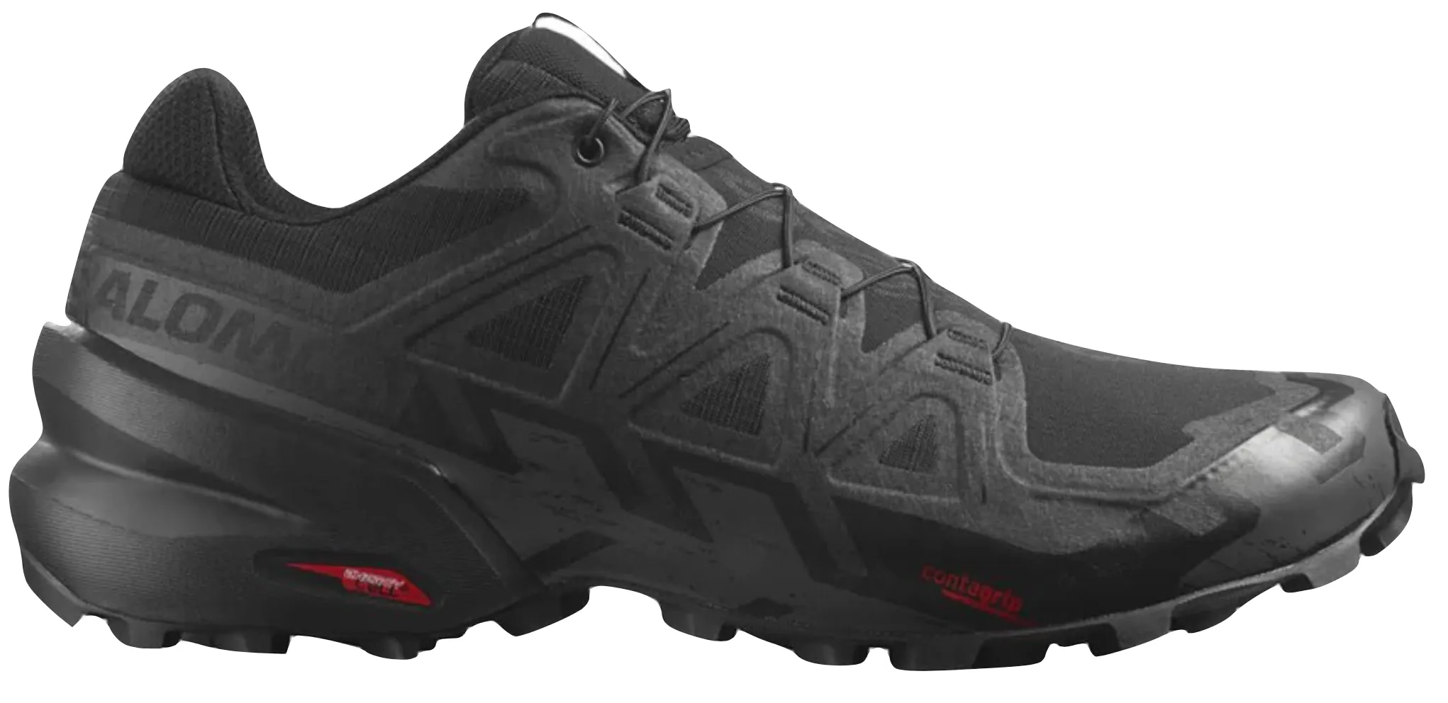 Salomon Speedcross 6 Mens WIDE (Black/Black/Phantom)