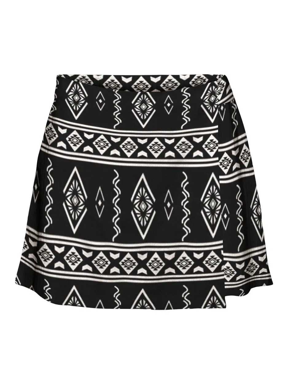 Vmdicthe Skort Wvn - Zwart Dessin