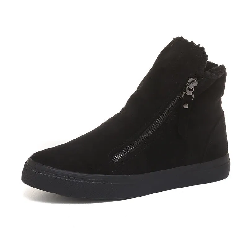 warm cotton shoes All-match non-slip and velvet