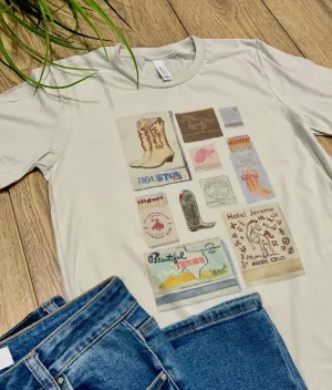 Western Match Box Tee