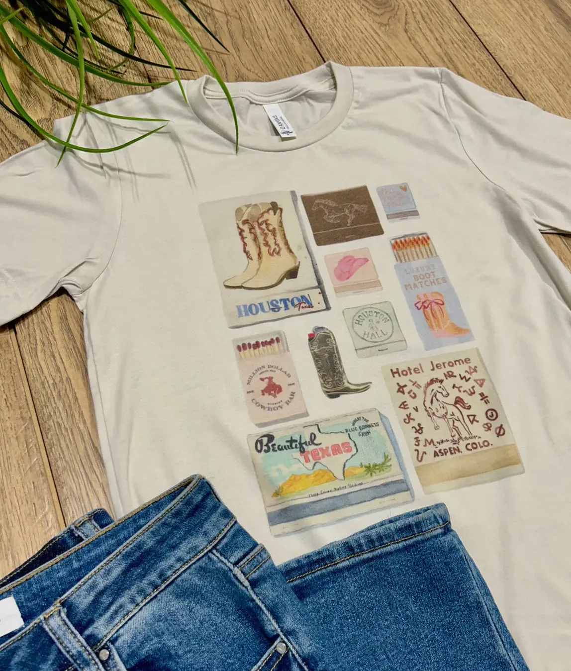 Western Match Box Tee